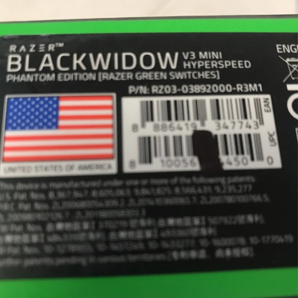 BlackWidow V3 Mini Hyperspeed Phantom Edition 65% Wireless Gaming Keyboa… - Picture 10 of 10